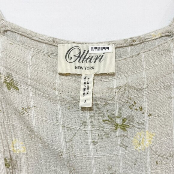 OLLARI By Anthropologie Wide Leg Lightweight Floral Printed Jumpsuit Overalls - Picture 15 of 16